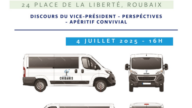Inauguration de notre camionette